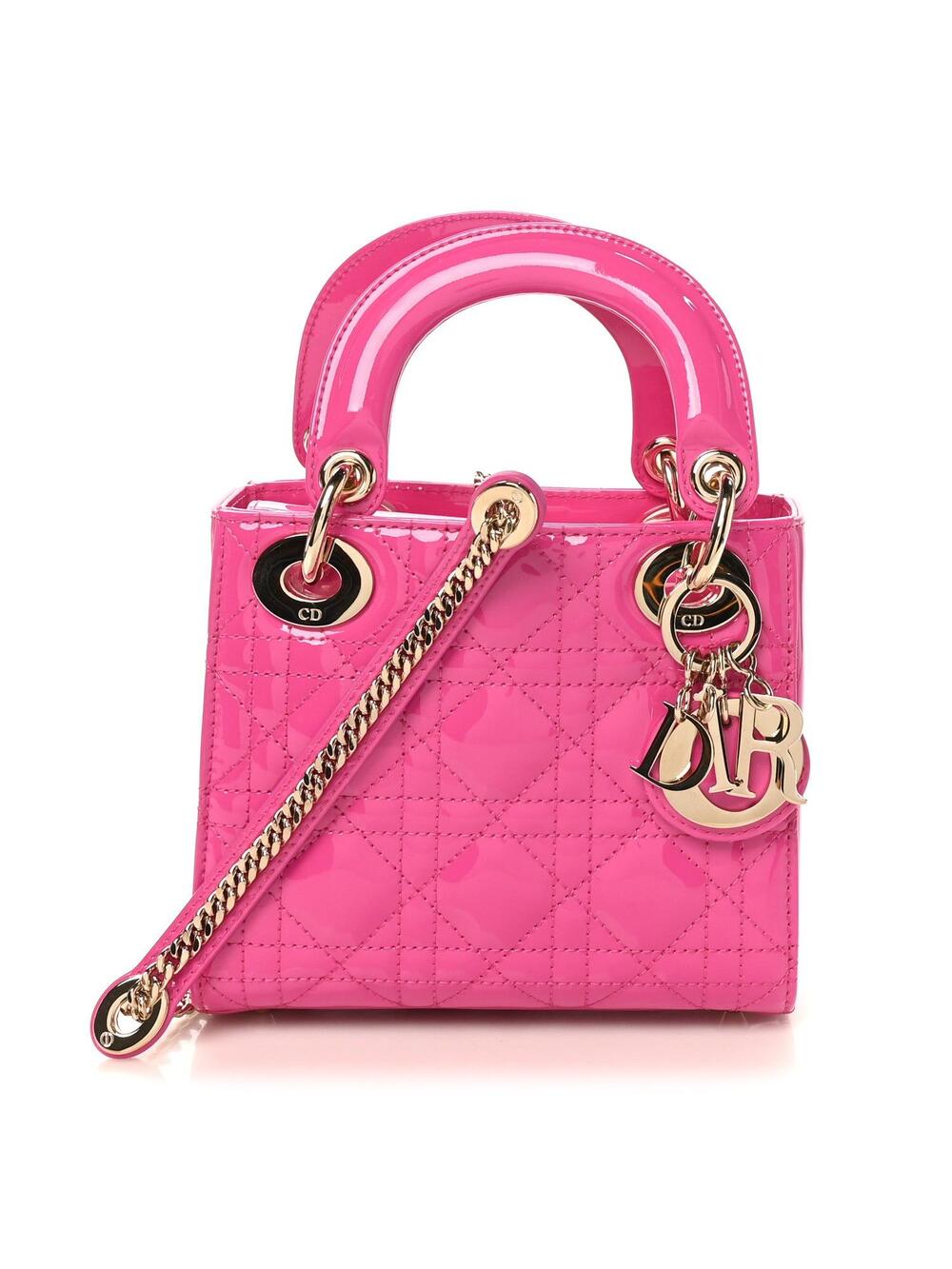 Christian Dior Patent Cannage Mini Lady #270959C41B
